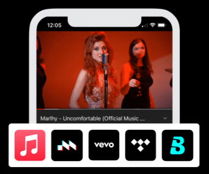 VEVO Official Music Video Distribution Mockup